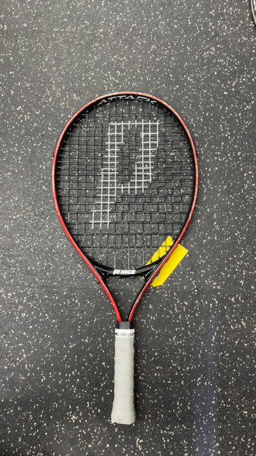 Vist Large View of Product Image Which is Used Prince ATTACK 21 Junior Tennis Racquet Black 21"