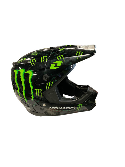 Vist Large View of Product Image Which is Used MONSTER ENERGY HELMET Adult Helmet Black MD