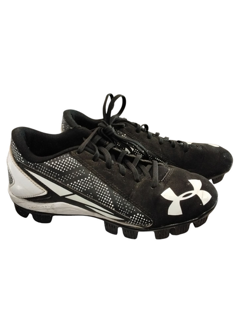 Vist Large View of Product Image Which is Used Under Armour BB/SB Cleats Black Junior 03 11866-S000010013