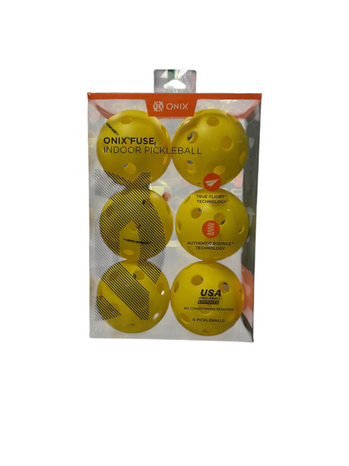 Vist Large View of Product Image Which is New Indoor Pickleballs 6 Pack