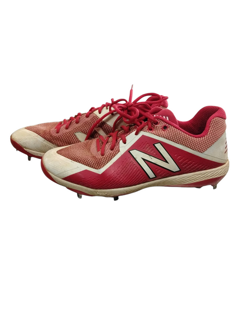 Vist Large View of Product Image Which is Used New Balance 4040 BB/SB Cleats Red Youth 11.0 11866-S000012217
