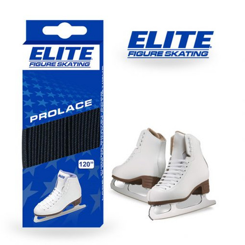 Vist Large View of Product Image Which is New Elite Figure Skate Laces BLK 84"