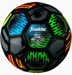 Vist Large View of Product Image Which is New Franklin MYSTIC All Size Soccer Ball Royal Blue 5