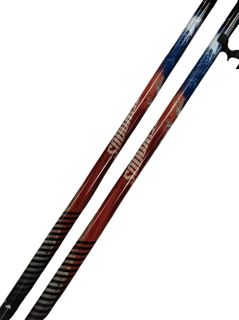 Vist Large View of Product Image Which is Used Whitewoods Mens DH Ski Pole Black 125 cm / 50 in
