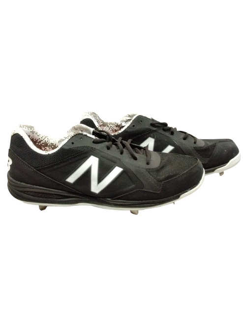 Vist Large View of Product Image Which is Used New Balance TUPELO BB/SB Cleats Black Senior 16 11866-S000013434