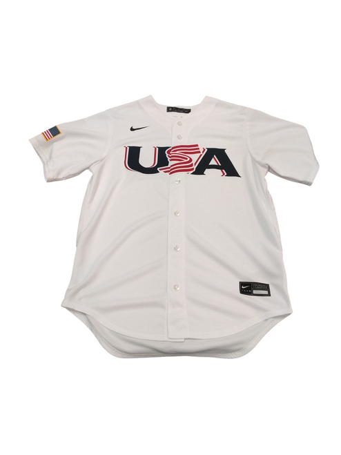 Vist Large View of Product Image Which is Used Nike USA BB/SB Jersey White MD 11866-S000013436