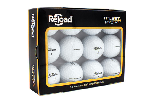 Vist Large View of Product Image Which is New Titleist Pro V1 Refinish Golf Balls-12 Pack