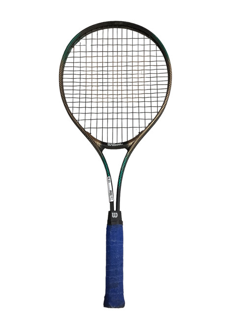 Used Wilson COURT E/X Adult Tennis Racquet Black Unknown 10743-S000443111 Vist Large View of Product Image Which is Used Wilson COURT E/X Adult Tennis Racquet Black Unknown