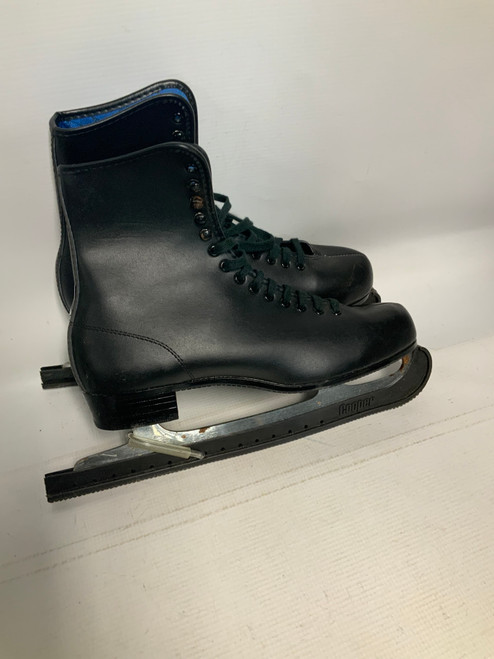 Vist Large View of Product Image Which is Used BLACK Mens Figure Skate Black Senior 10 11823-S000026554