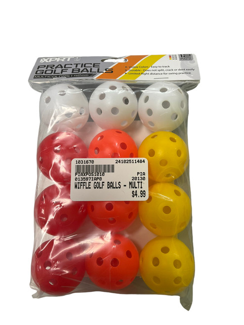 Vist Large View of Product Image Which is New WIFFLE GOLF BALLS - MULTI