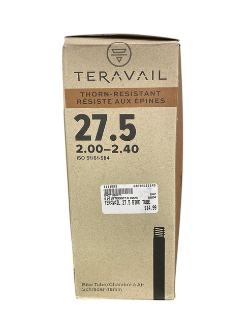 Vist Large View of Product Image Which is New TERAVAIL 27.5 BIKE TUBE