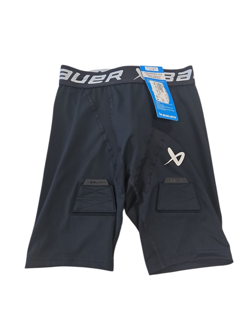 Vist Large View of Product Image Which is New Bauer Perf Jock Yth LG