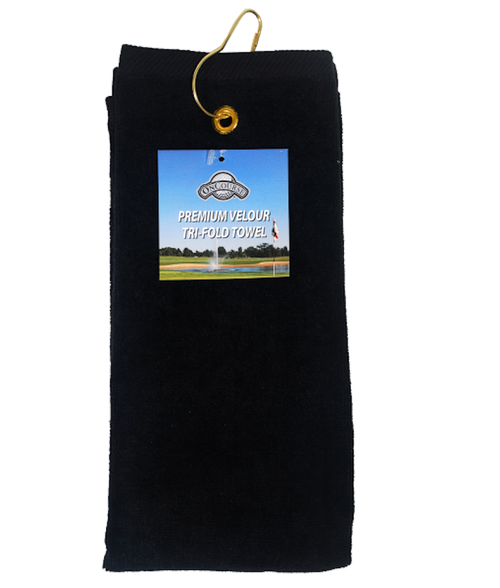 Vist Large View of Product Image Which is J&M GOLF PREMIUM TRI-FOLD TOWEL