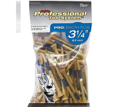 Vist Large View of Product Image Which is New 75 COUNT 3 1/4" TEES NAT