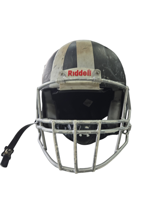Used Riddell 2020 VICTOR FB Helmet Black S/M 11617-S000311646 Vist Large View of Product Image Which is Used Riddell 2020 VICTOR FB Helmet Black S/M