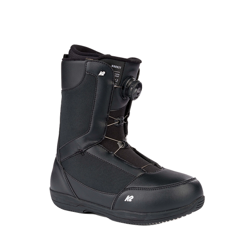 New K2 Market '25 Snowboard Boots Black- Men's 7 11218-KTOB22030177
