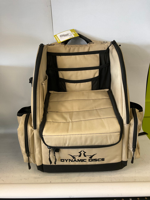 Vist Large View of Product Image Which is Used Innova COMMANDER BACKPACK Disc Golf Backpack Tan