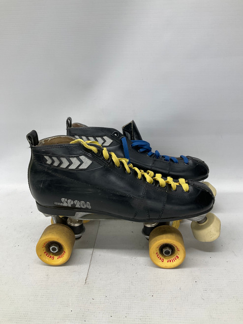 Used SP 204 Senior Roller Quad Skates Black Senior 11 11836-S000012731