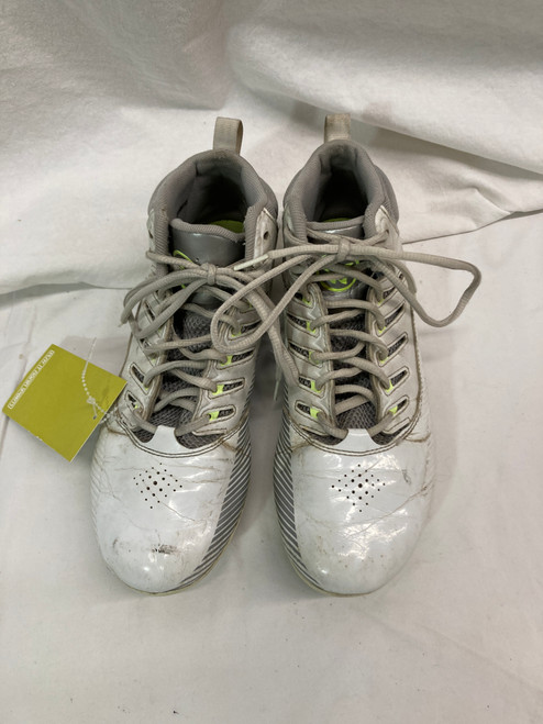 Used Warrior LAX Cleats Mens White Senior 8 11651-S000372029