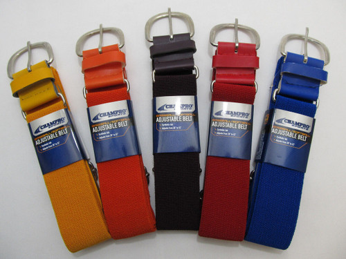 Vist Large View of Product Image Which is Baseball belts in various colors