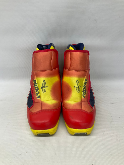 Vist Large View of Product Image Which is Used Alpina Mens NNN XC Ski Boots Red JR-03