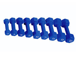 Vist Large View of Product Image Which is New 7 LB NEOPRENE DUMBBELL