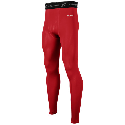 Vist Large View of Product Image Which is New CHAMPRO COMPRESSION TIGHTS YTH L RED