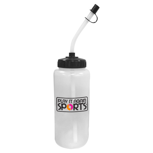 water bottle with straw