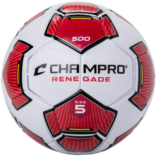 Vist Large View of Product Image Which is New CHAMPRO RENEGADE SOCCER BALL SZ 3 RED