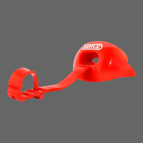 Vist Large View of Product Image Which is OXYGEN MOUTH GUARD W CONNECTED STRAP RED