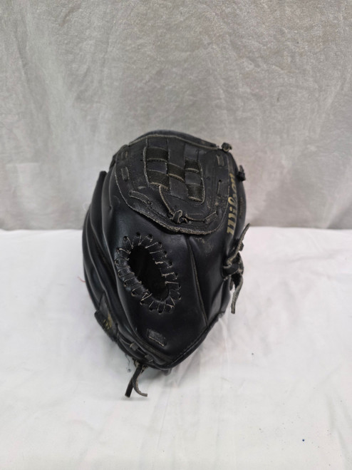 Vist Large View of Product Image Which is Used Wilson A2281 BB/SB Glove RH Throw Black 10" 11651-S000384221
