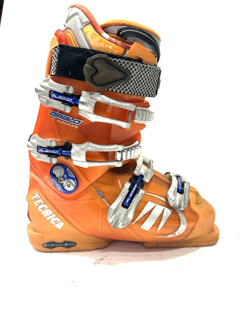 Vist Large View of Product Image Which is Used Tecnica DIABLE JR 255 MP - M07.5 - W08.5 Men's Downhill Ski Boots