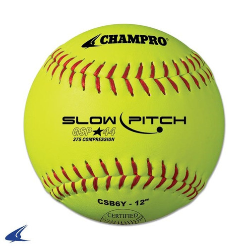 Vist Large View of Product Image Which is CHAMPRO POLY ASA .44 12" YELLOW SLOWPITCH