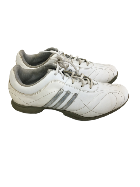 Vist Large View of Product Image Which is Used Adidas Natalie 2 Womens 10 Golf Shoes Golf Shoes White