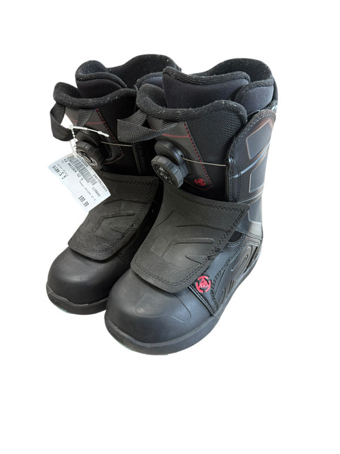 Vist Large View of Product Image Which is Used K2 RAIDER SZ 5 Mens Snowboard Boots Black Senior 5
