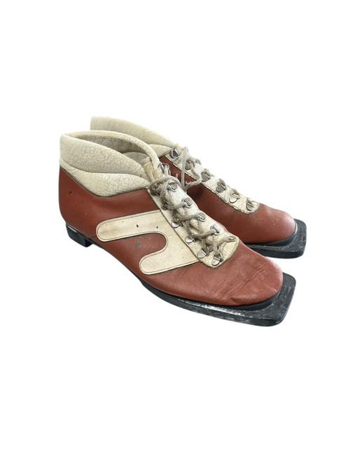 Vist Large View of Product Image Which is Used Mens 75MM XC Ski Boots Brown M 10 / W 10.5-11