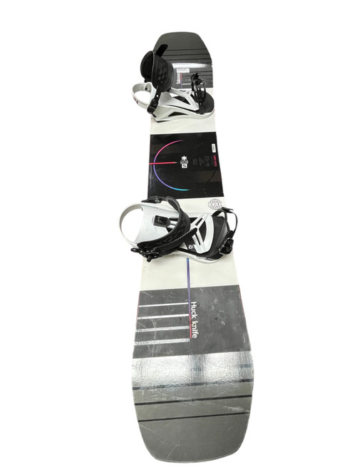 Vist Large View of Product Image Which is Used Salomon HUCK KNIFE 155 Mens Board/Bindings Black 155 cm