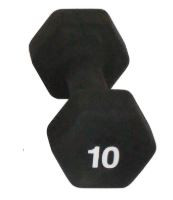 Vist Large View of Product Image Which is New PREMIER FITNESS NEOPRENE 10 LB DUMBBELL #DF9210