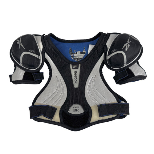 Vist Large View of Product Image Which is Used Reebok 3K Hockey Shoulder Pads Youth LG