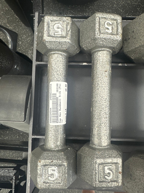 Vist Large View of Product Image Which is Cap Exercise and Fitness Dumbbells