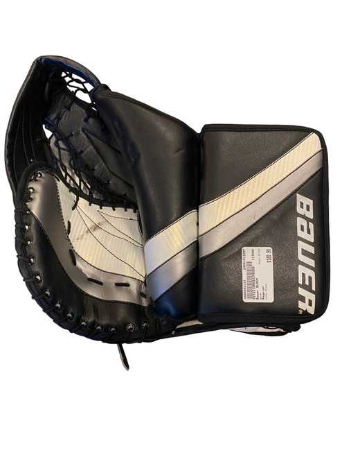 Used Bauer BLACK Senior Goalie Catcher Black 11095-S000092337
