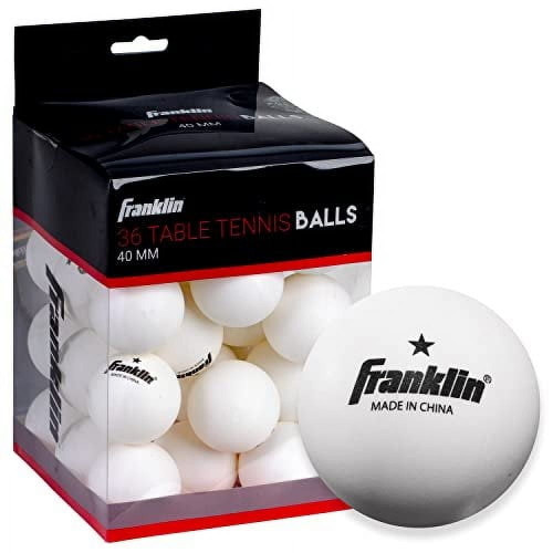 New 40MM 1 STAR GLOW PING PONG BALLS 11884-FRA57110
