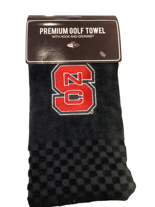 Vist Large View of Product Image Which is New NC STATE GOLF TOWEL