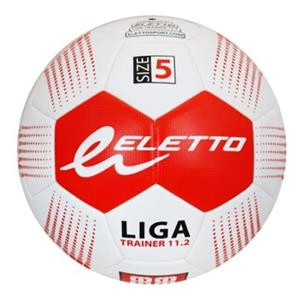 Vist Large View of Product Image Which is New ELETTO LIGA TRAINER Soccer Ball sz 5 WHITE/RED/BLACK