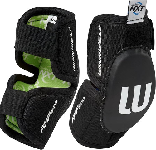 Vist Large View of Product Image Which is New WinnWell Youth ELBOW AMP500 SOFT Hockey Elbow Pads SM