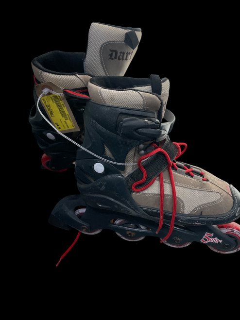 Vist Large View of Product Image Which is Used 5ABEC Junior Rec Fitness Skates Vegas Gold Adjustable