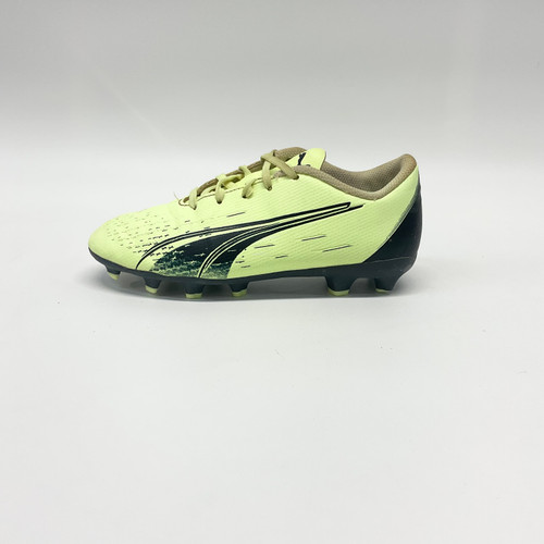 Vist Large View of Product Image Which is Used Puma ULTRA Soccer Cleats Lime Green Junior 01.5