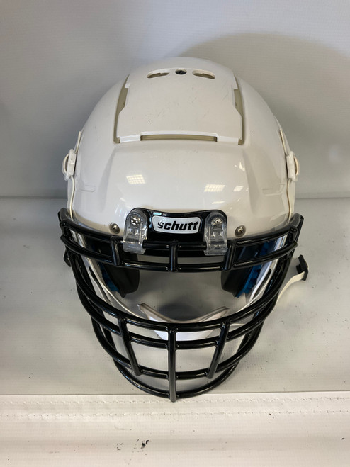 Vist Large View of Product Image Which is Used Schutt SCHUTT F7 LX1 YOUTH 2021 FB Helmet White SM 11852-S000019695