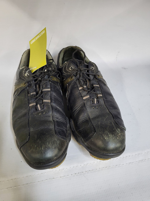 Vist Large View of Product Image Which is Used Foot Joy Mens Golf Shoes Black Senior 9.5