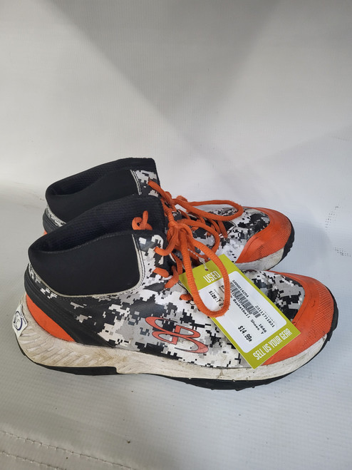 Vist Large View of Product Image Which is Used BoomBah Basketball Shoes Y Orange Youth 07.5
